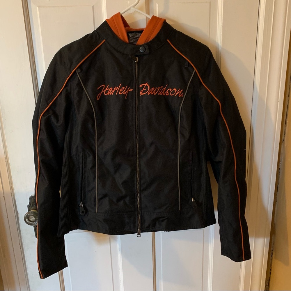 Harley Davidson jacket with sweatshirt insert